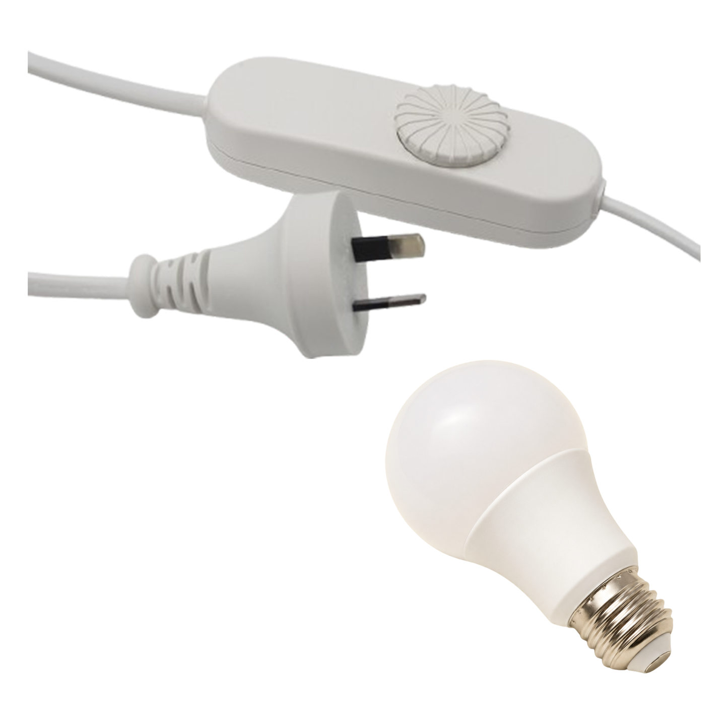 Dimmable Cord Set + Warm White Dimmable Bulb