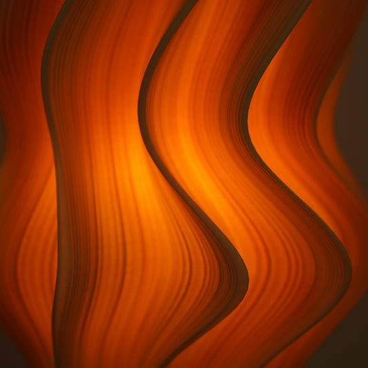 Apricot Iris Floor Lamp — Seconds