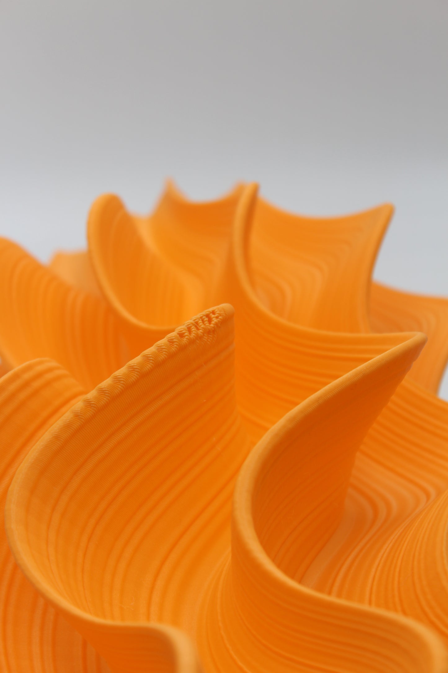 The Iris Table Lamp: Mandarin (Studio Seconds - pin holes 2)