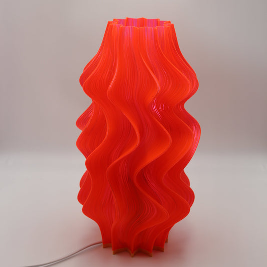 Iris Lamp – Translucent Red (Test Edition) Seconds