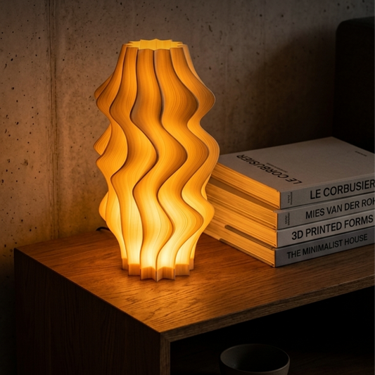 Iris Cordless — Sculptural Portable Lamp with Remote