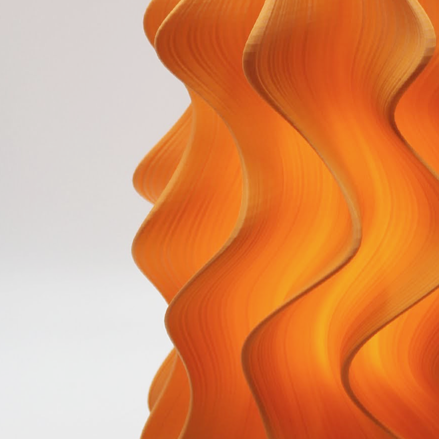 Iris Lamp – Mandarin - Seconds - Pre-order - Dispatch begins 20th March