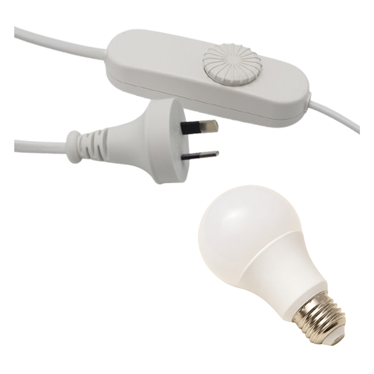 Dimmable Cord Set + Warm White Dimmable Bulb