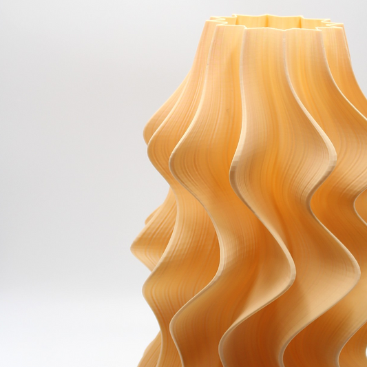 Apricot Iris Floor Lamp — Seconds