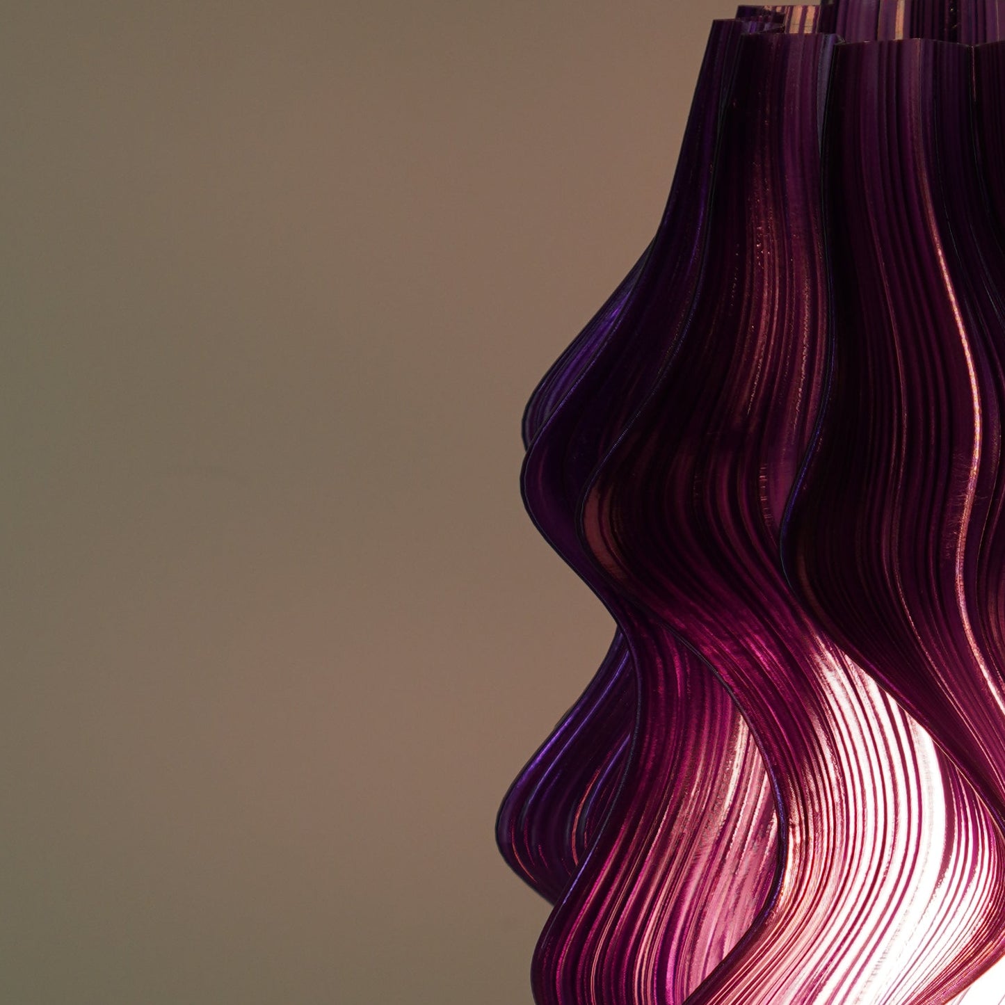 Purple Translucent Iris — Design Test / Seconds