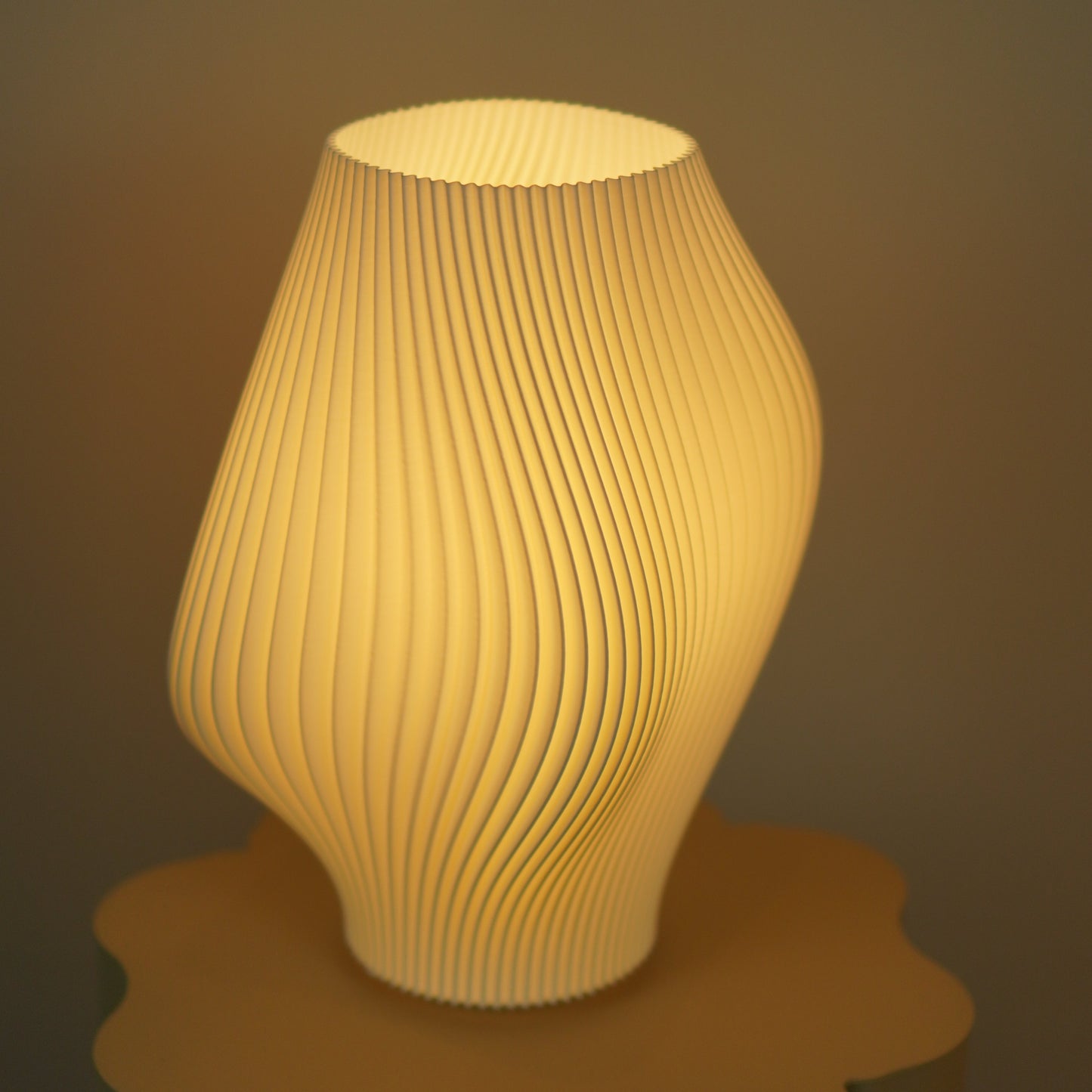 Ripple Vase Form Lamp — Design Test / Seconds