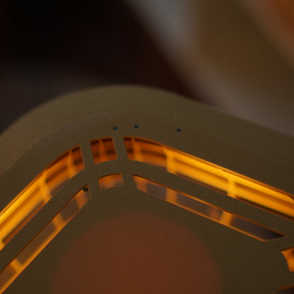 Kengo San sculptural lamp shade Studio Seconds detail by Namami Studio