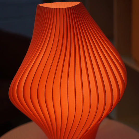Large Flamingo Pleat Lamp – Repaired Studio Second | OS035