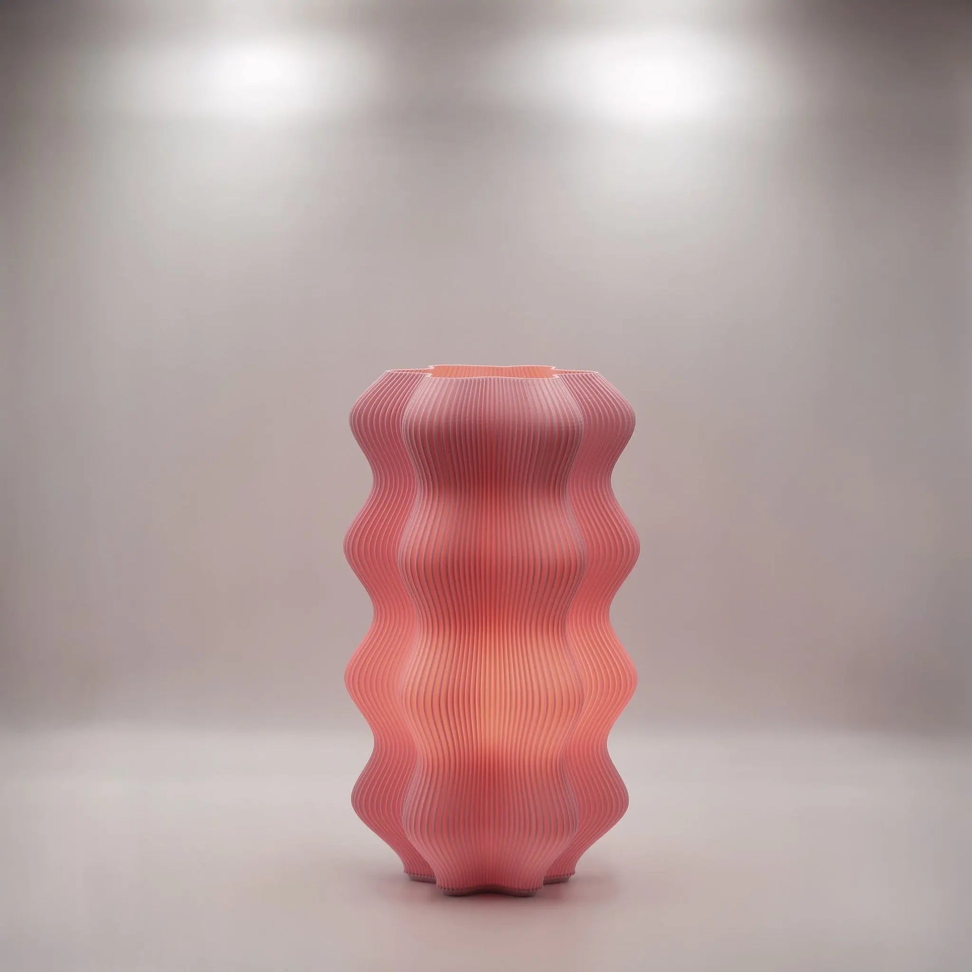 Harp Lamp Namami Dimly lit custom lamp showcasing soft warm light