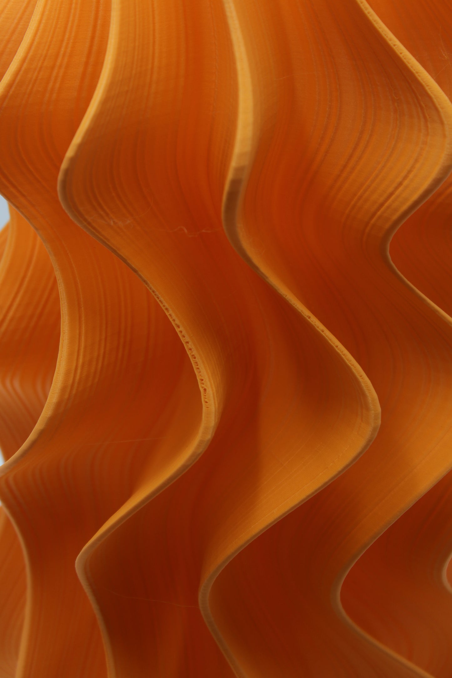 The Iris Table Lamp: Mandarin (Studio Seconds - Pin holes)
