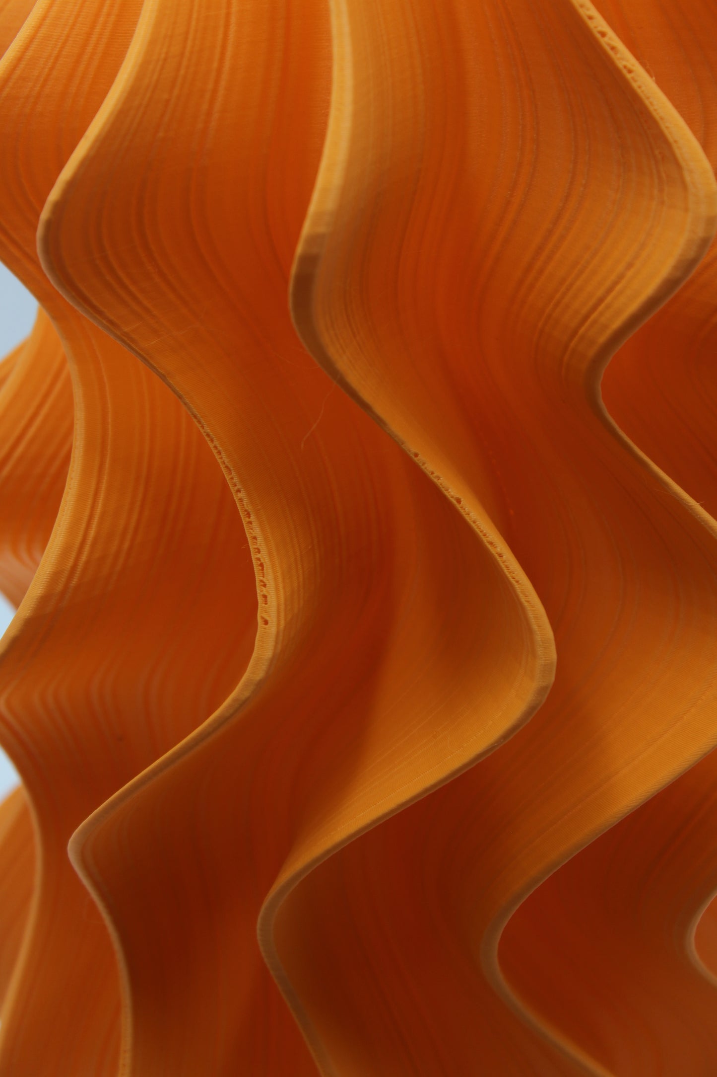 The Iris Table Lamp: Mandarin (Studio Seconds - Pin holes)