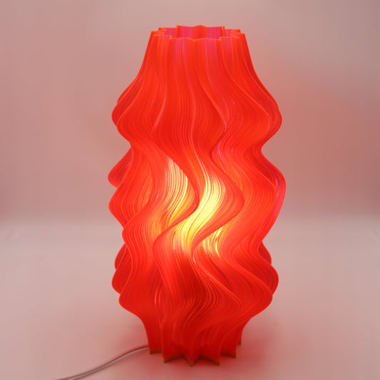Iris Lamp – Translucent Red (Test Edition) Seconds