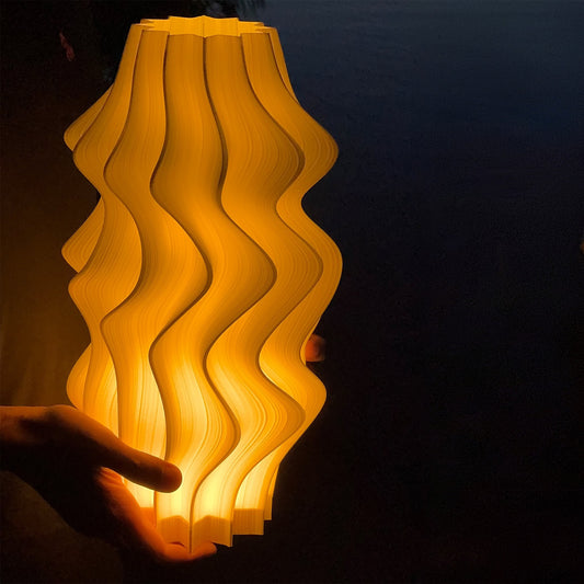 Iris Cordless — Sculptural Portable Lamp with Remote