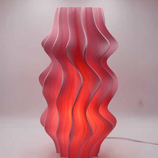 Iris Lamp – Flamingo- Extra Large (52cm Seconds Edition)