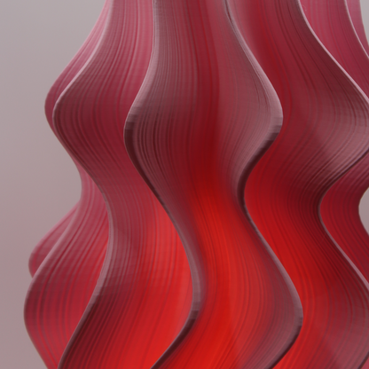 Iris Lamp – Flamingo- Extra Large (52cm Seconds Edition)