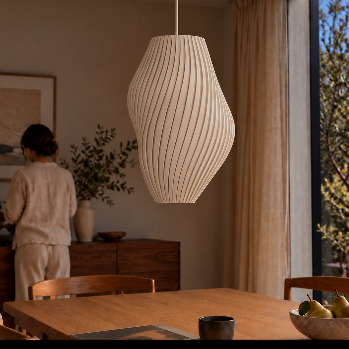 Pleat Pendant