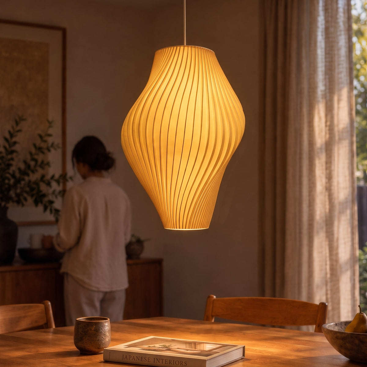 Pleat Pendant by Namami Studio