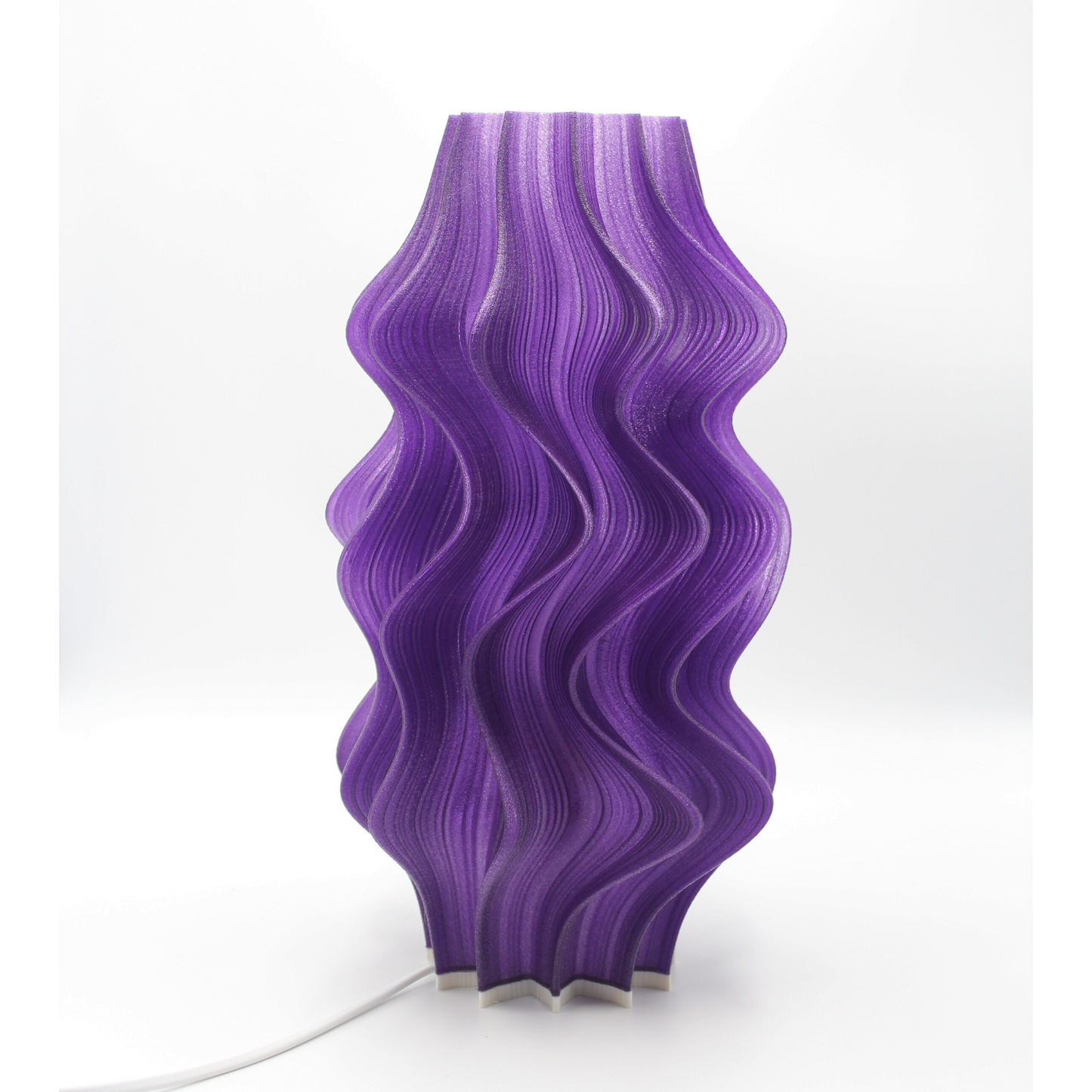 Translucent Purple Iris Lamp – Studio Seconds
