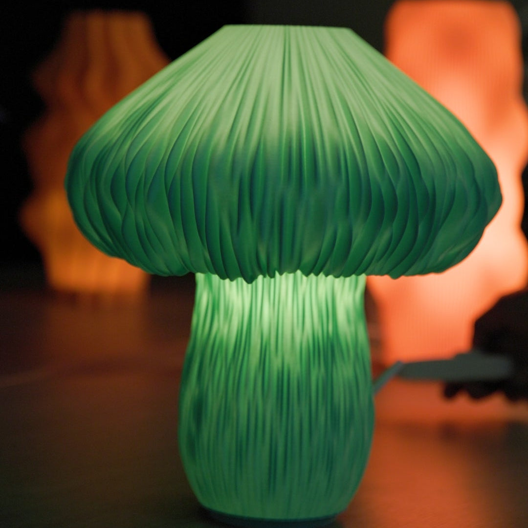 Mycelia mushroom lamp product view by Namami Studio