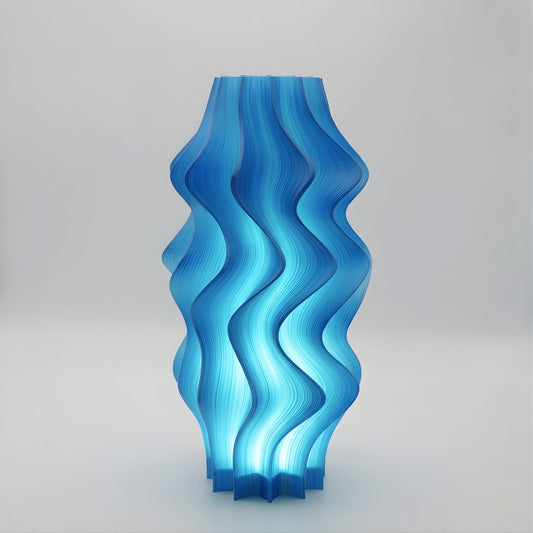 Iris Cordless — Sculptural Portable Lamp with Remote