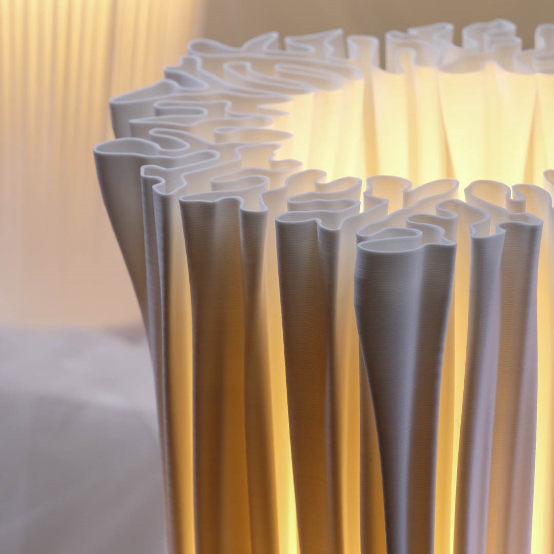 Australian-made Coral Lamp with textured  finish