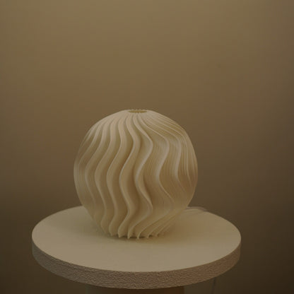Crème Orb Studio Seconds lamp switched off