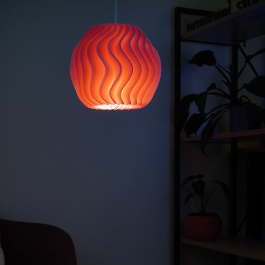 Flamingo Orb pendant Fragment Edition SE005 switched on