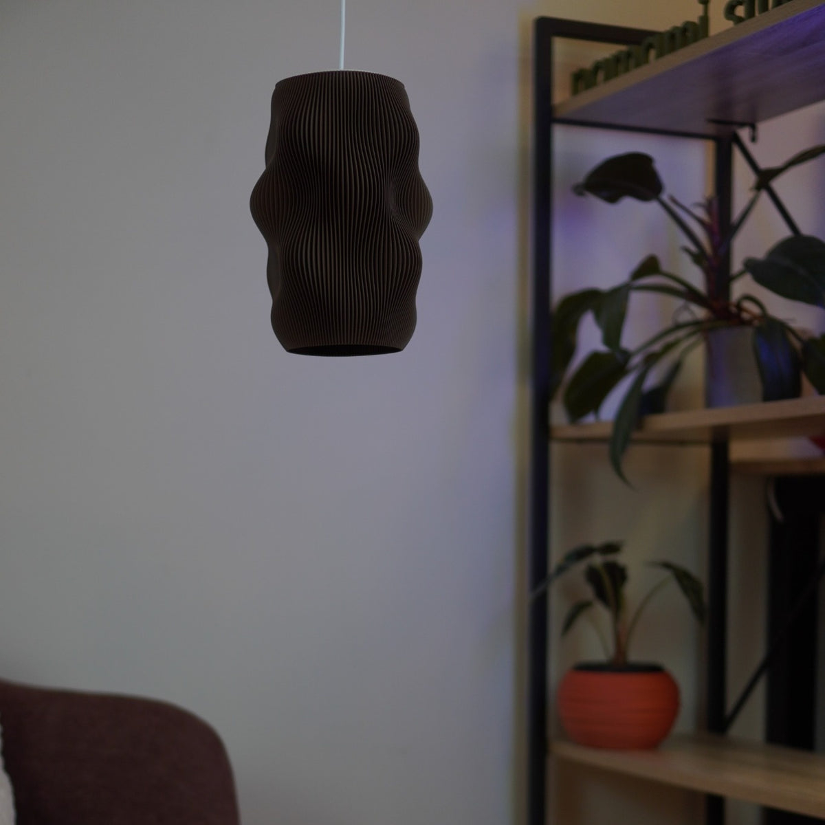 Chocolate Harp Echo pendant Studio Edition SE002 switched off