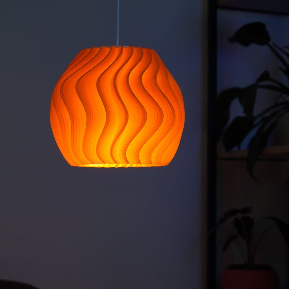 Close-up of Mandarin Orb pendant Fragment Edition SE004