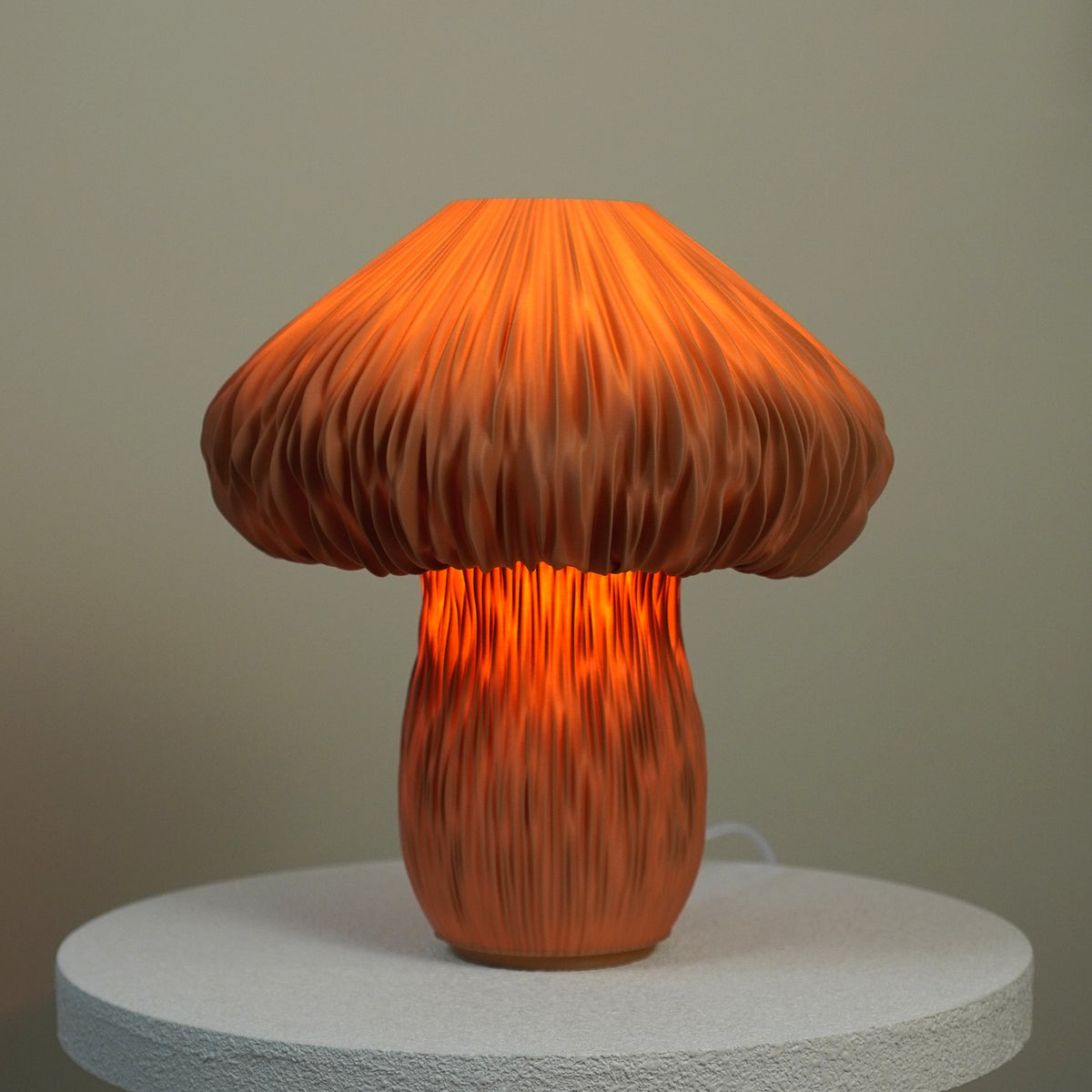 Mycelia in Dark Roast, illuminated