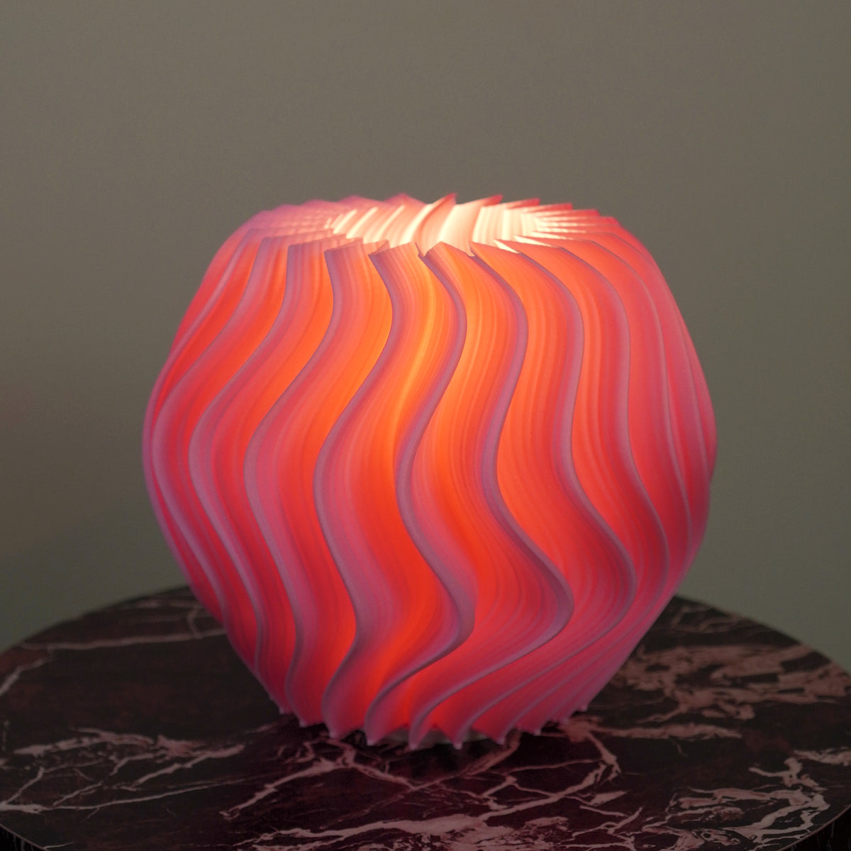 Flamingo Orb Fragment Table Lamp - Studio Second | SE005 - on