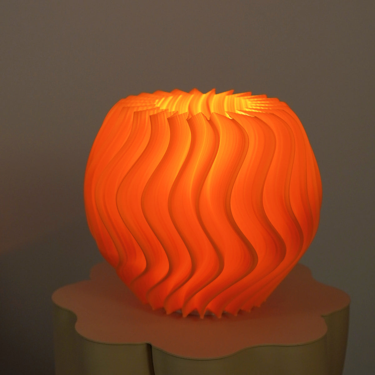 Mandarin Orb Fragment Table Lamp - Studio Second | SE004 - on