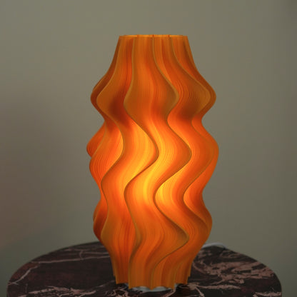 Mustard Iris Table Lamp - Studio Second | OS059 - on