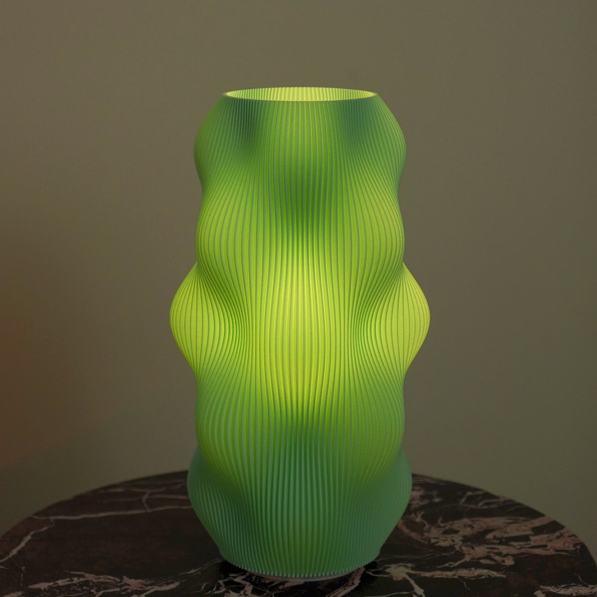 Pistachio Harp Echo Medium Table Lamp - Studio Edition | SE022 - on
