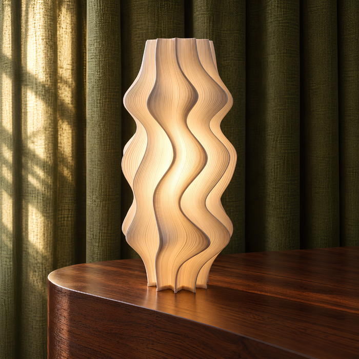 Iris Pleated Table Lamp