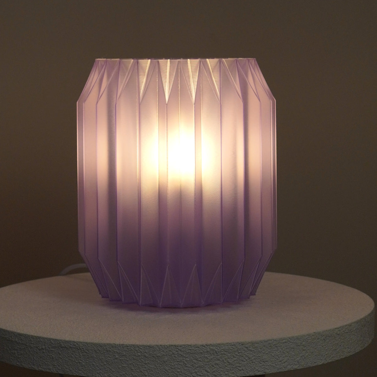 Ori in Lilac, illuminated