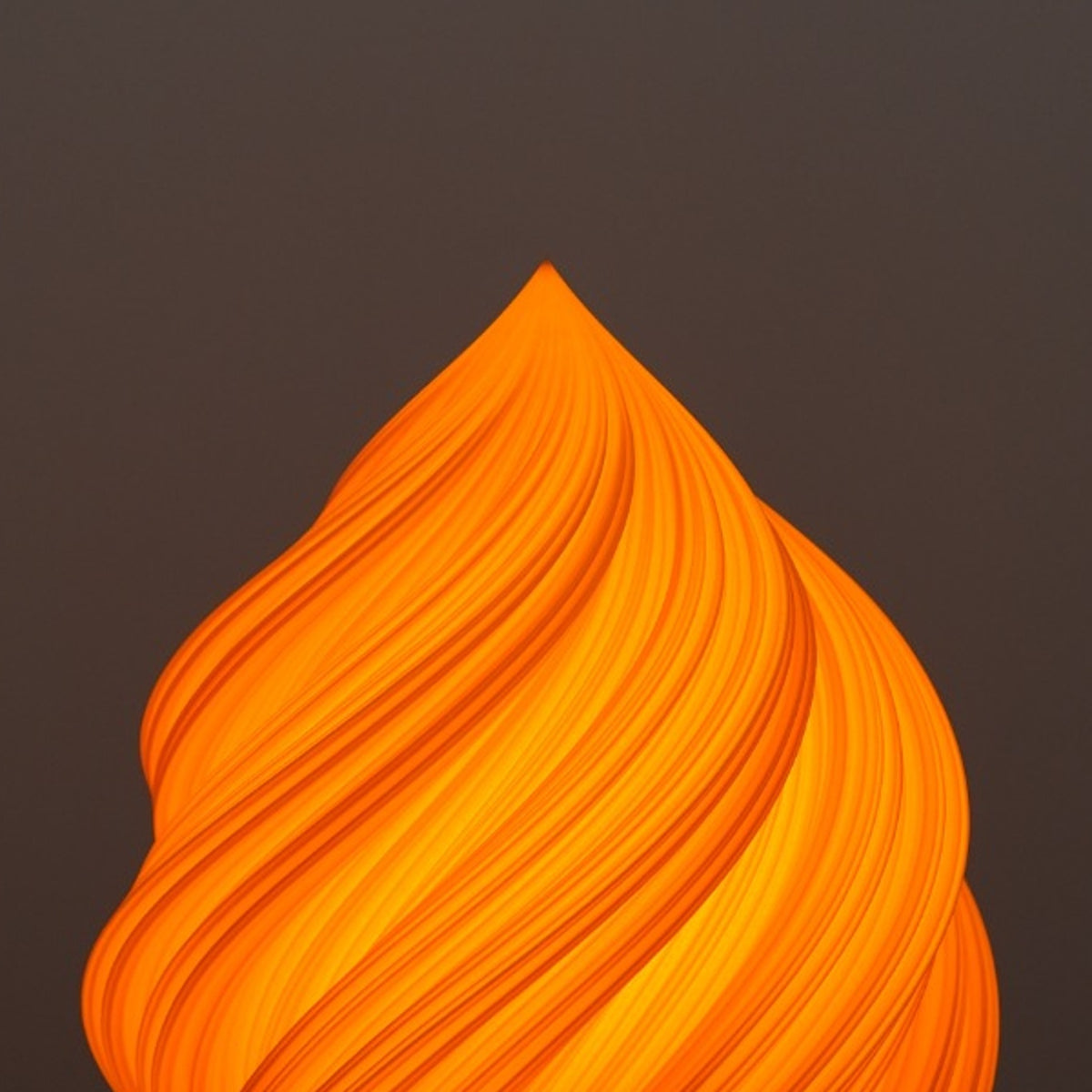 Mandarin Soft Serve Large surface detail